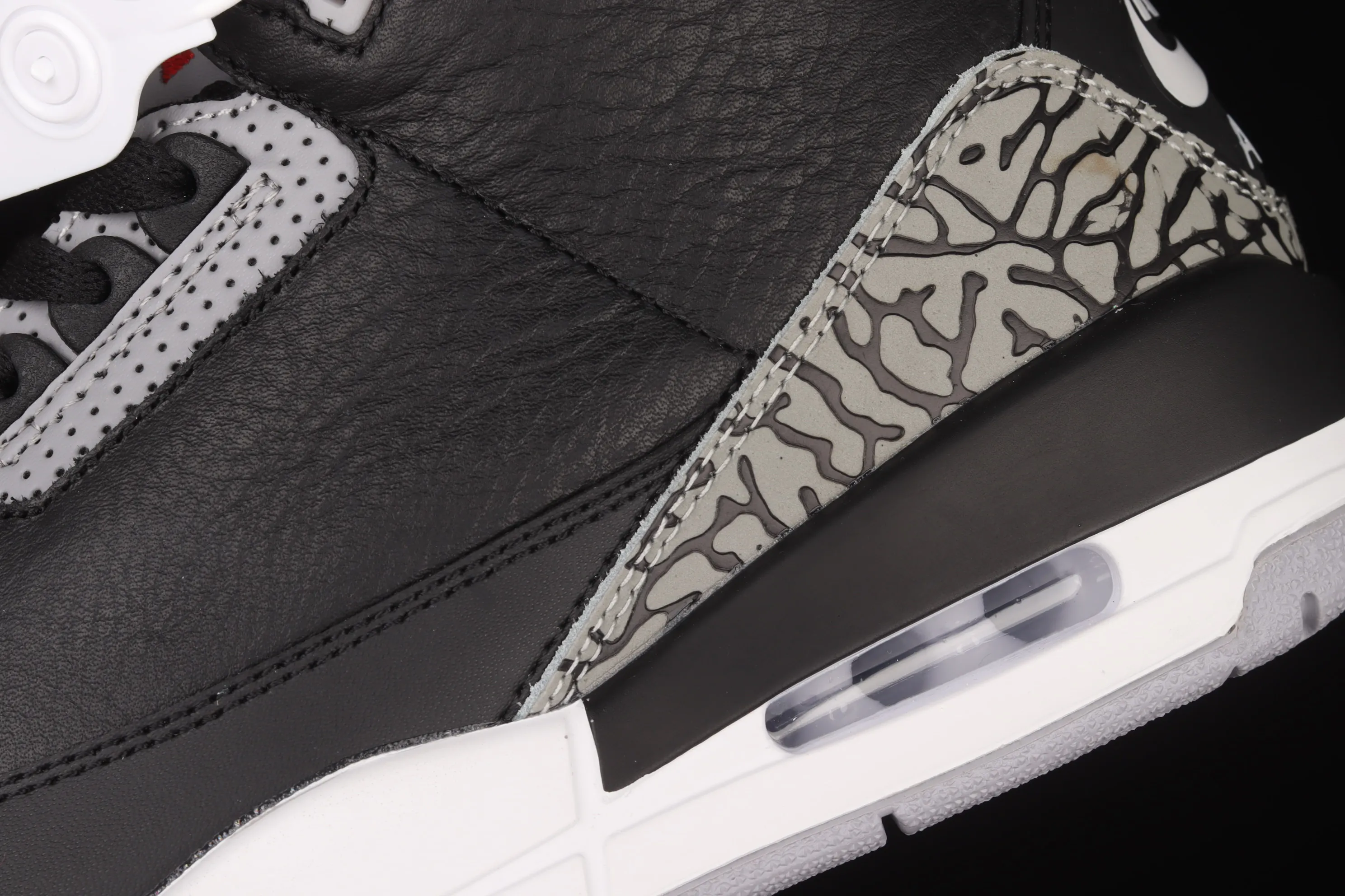 All categories Air Jordan Jordan series basketball shoes Air Jordan 3 J version Air Jordan 3 Retro Black Cement (2018) AJ3 Joe 3 replica black cement 854262-001